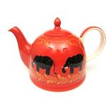 Cha Cult Teekannen 1,9l mit Elefantenmotiv aus Keramik spülmaschinenfest 