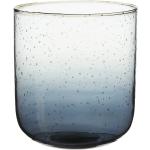 Blaue 11 cm Höffner Runde Teelichtgläser aus Glas 