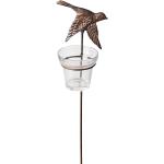42 cm Esschert Design Teelichthalter mit Tiermotiv aus Gusseisen 