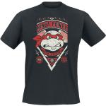 Teenage Mutant Ninja Turtles T-Shirt - Raphael - Ninja Power - S bis XXL - für Männer - Größe S - schwarz - Lizenzierter Fanartikel