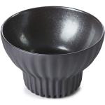 Schwarze Revol Runde Teeschalen 135 ml aus Porzellan 
