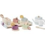 Braune Kids Concept Tee Sets & Teekannen Sets aus Birkenholz 21-teilig 