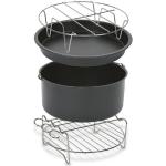 Tefal Küchenmaschinen Zubehör-Set XA1120 für Heißluftfritteuse Easy Fry XL, silberfarben
