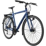 Blaue KS Cycling 21 Gang Herrentrekkingräder mit Beleuchtung Größe XL mit Scheibenbremse 