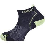 Teko Herren Evapor8 Run Fit Light Cushion Low-Cut Socken, Carbon/Firefly, XL
