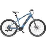 E-Bike TELEFUNKEN "Aufsteiger M925" E-Bikes blau Elektro-Mountainbikes