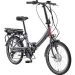 Telefunken E-Bike Faltrad Kompakt F810 unisex 28 Zoll RH 33cm 7-Gang 374 Wh anthrazit