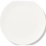 Reduziertes Weißes Dibbern Rundes Porzellan-Geschirr 28 cm aus Porzellan spülmaschinenfest 