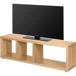 Beige Moderne TemaHome TV-Lowboards & Fernsehtische aus Eiche Breite 100-150cm, Höhe 0-50cm, Tiefe 0-50cm 