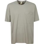 Reduzierte Graue Ten C Shirts mit Tasche mit Knopf aus Baumwolle für Herren Größe S 
