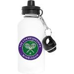 Tennis Championships Logo Aluminium Weiß Wasserflasche Mit Schraubverschluss White Water Bottle With Screw Cap