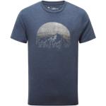 Tentree Vintage Sunset Classic T-Shirt dress blue heather - Größe XXL