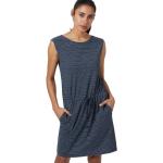 Tentree Womens Icefall Dress d. ocean blue/elm white stripe - Größe M