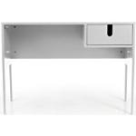 Weiße Tenzo Design Tische matt aus MDF mit Schublade Breite 100-150cm, Höhe 50-100cm, Tiefe 0-50cm 