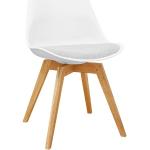 Reduzierte Weiße Skandinavische Tenzo Bess Designer Stühle aus Eiche Breite 0-50cm, Höhe 50-100cm, Tiefe 50-100cm 