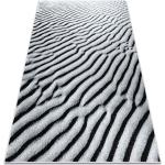 Graue Retro Teppiche mit Strand-Motiv aus Textil 