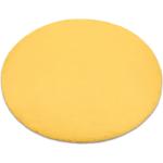 Goldene Runde Runde Teppiche 160 cm aus Textil 
