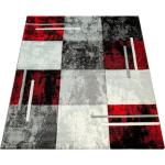 Reduzierte Rote Karo Moderne Paco Home Rechteckige Design-Teppiche aus Textil 