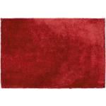 Reduzierte Rote Unifarbene Beliani Rechteckige Shaggy Teppiche aus Stoff 