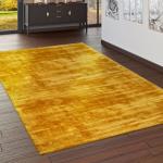 Reduzierte Gelbe Rustikale Paco Home Teppiche aus Viskose 