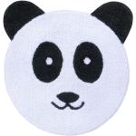 Teppich "Happy Panda" in Schwarz/Weiß - 90 x 100 cm