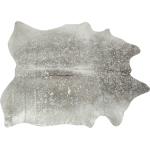 Silberne Kuhfellteppiche mit Tiermotiv aus Fell 