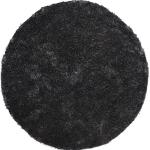 Anthrazitfarbene Moderne Kayoom Runde Runde Teppiche 120 cm aus Kunstfaser 