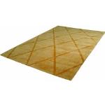Reduzierte Gelbe Melierte Moderne Kayoom Design-Teppiche strukturiert aus Textil 200x290 