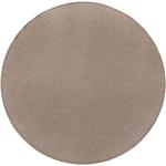 Beige Unifarbene Runde Runde Teppiche 133 cm aus Textil 