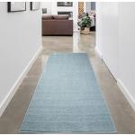 Pastellblaue Unifarbene Moderne Carpet City Rechteckige Hochflorteppiche 