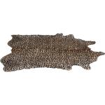 Schwarze Animal-Print KARE DESIGN Kuhfellteppiche mit Leopard-Motiv aus Textil 