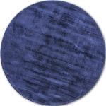 Blaue Moderne Runde Runde Teppiche 140 cm 