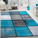 Reduzierte Schwarze Karo Paco Home Design-Teppiche aus Textil 