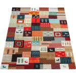 Reduzierte Bunte Motiv Moderne Paco Home Rechteckige Design-Teppiche aus Textil 200x290 