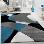 Reduzierte Türkise Moderne Paco Home Design-Teppiche aus Textil 160x230 
