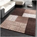 Reduzierte Braune Melierte Moderne Paco Home Design-Teppiche aus Textil 140x200 