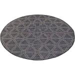 Reduzierte Bunte Moderne Carpet City Runde Outdoor-Teppiche & Balkonteppiche aus Kunstfaser UV-beständig 