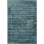 Blaue Vintage Safavieh Kurzflorteppiche aus Textil 120x170 