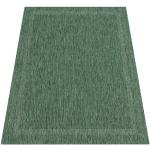 Reduzierte Grüne Melierte Paco Home Rechteckige Outdoor-Teppiche & Balkonteppiche aus Textil 140x200 