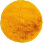Senfgelbe Moderne SoleVito Runde Runde Teppiche aus Kunststoff schnelltrocknend 