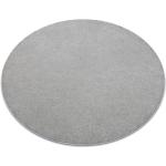 Graue Runde Runde Teppiche 133 cm aus Textil 