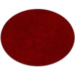 Rote Dywany Łuszczów Runde Runde Teppiche 150 cm aus Textil 
