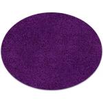 Violette Dywany Łuszczów Runde Runde Teppiche 150 cm aus Textil 