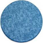 Blaue Dywany Łuszczów Runde Runde Teppiche 150 cm aus Polyamid 