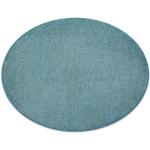 Teppich rund SANTA FE grün 24 eben, glatt, einfarbig Kreis 100 cm