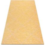 Gelbe Moderne Dywany Łuszczów Sisalteppiche aus Sisal 
