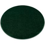 Teppich SOFTY Kreis glatt, einfarbig forest grün Kreis 120 cm