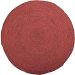 Rosa Unifarbene Runde Runde Teppiche 100 cm 