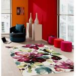 Reduzierte Violette Blumenmuster Moderne Design-Teppiche 