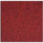 Rote Quadratische Teppichböden & Auslegware aus Jersey 